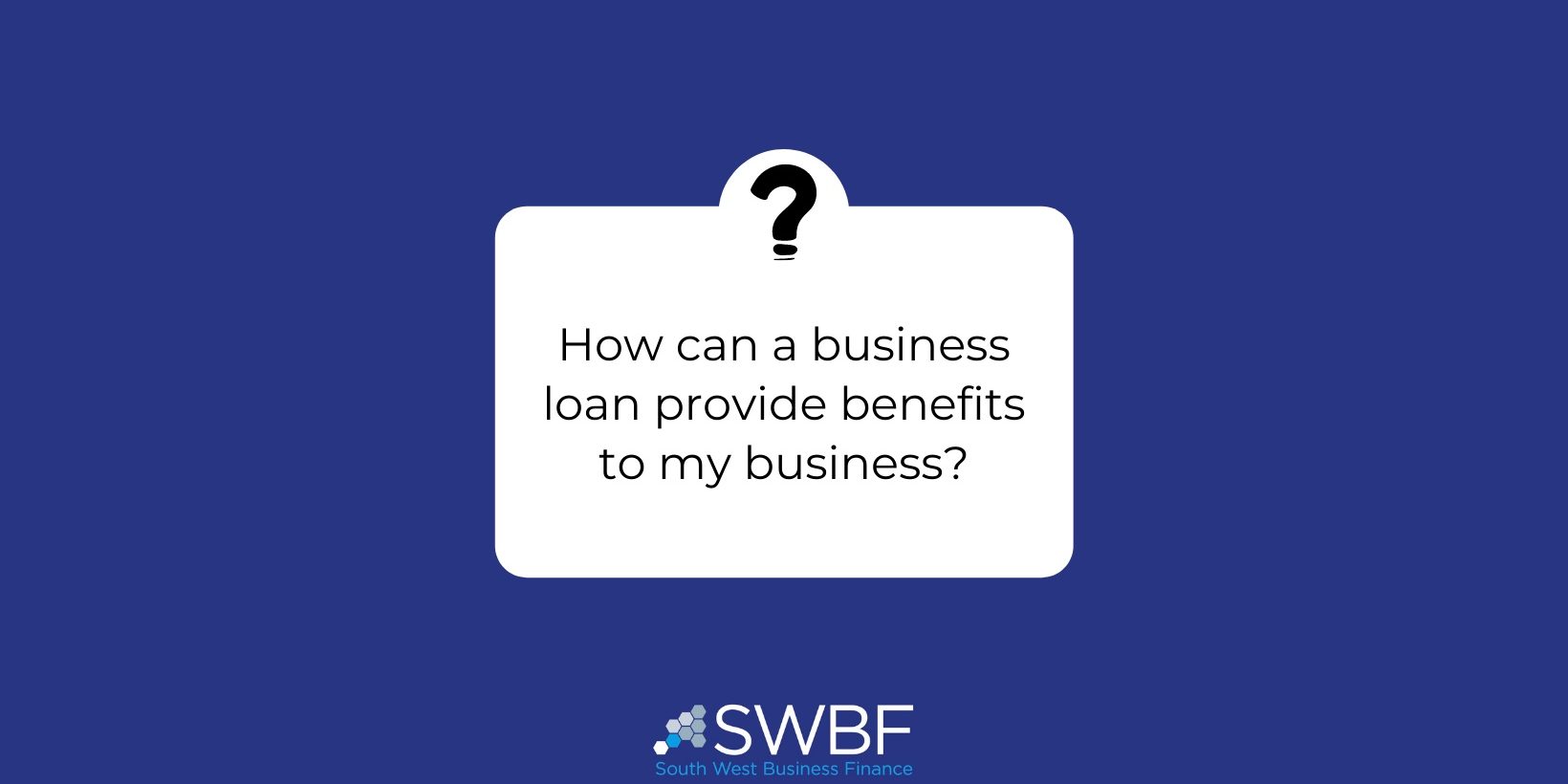 How can a business loan provide benefits to my business? (Facebook Cover)